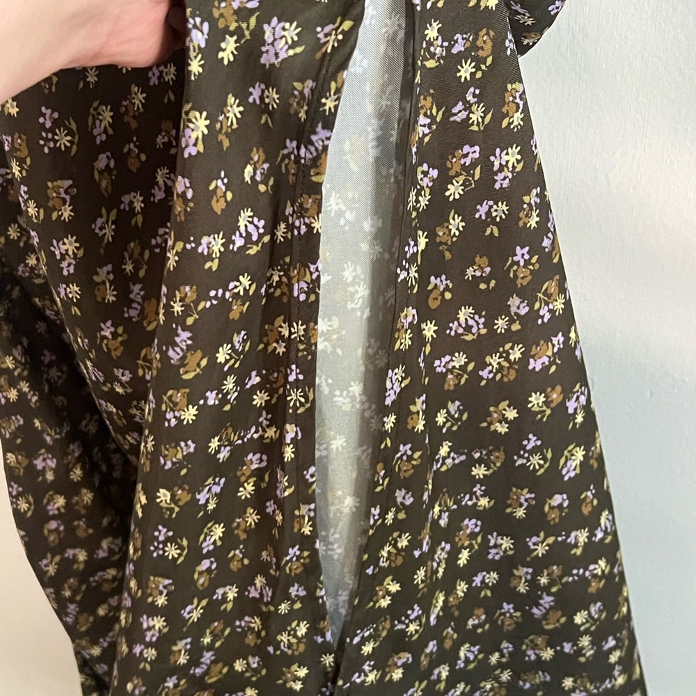 Madewell wide v-neck midi dress size 4 - Picture 6 of 15